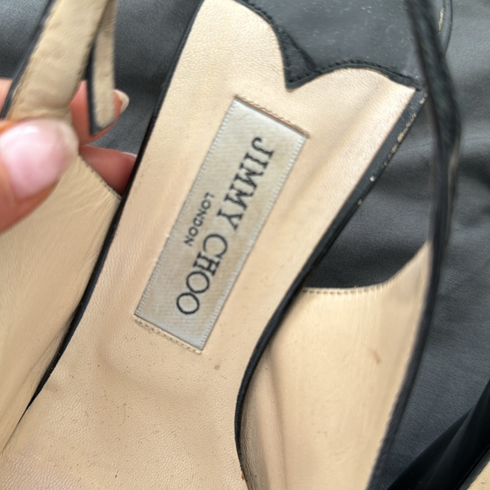 RARE JIMMY CHOO KITTEN HEELS - Picture 2 of 3
